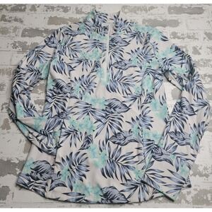 Tommy Bahama Golf 1/4 Zip Top Women's‎ Medium Floral